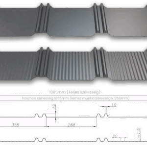 PDT-19 tetőpanel – beszállítói illusztráció